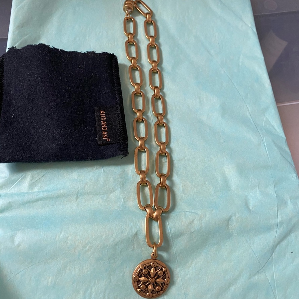 Alex and Ani Compass Magnetic Necklace